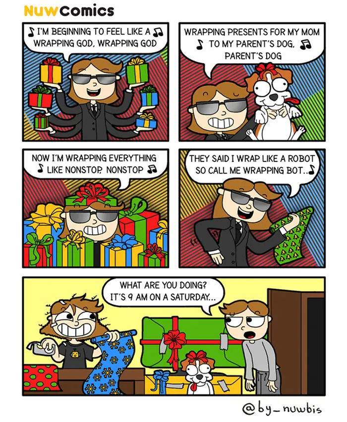 Christmas Wrapping God