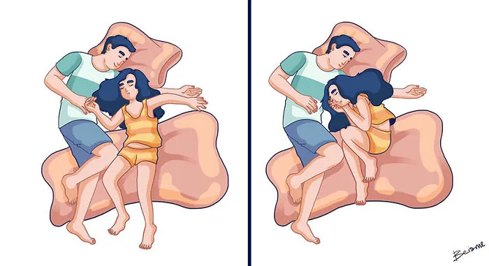 Artist Depicts Her Relationship With Her Boyfriend In 31 Illustrations