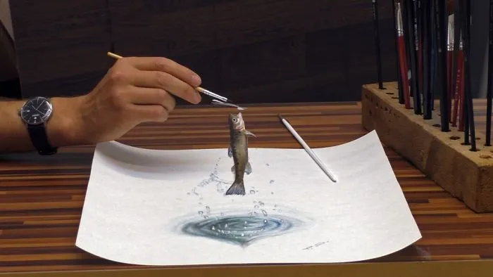 Professional German Artist Creates Incredible 3D Drawings On Simple Flat Surfaces (30 Pics)