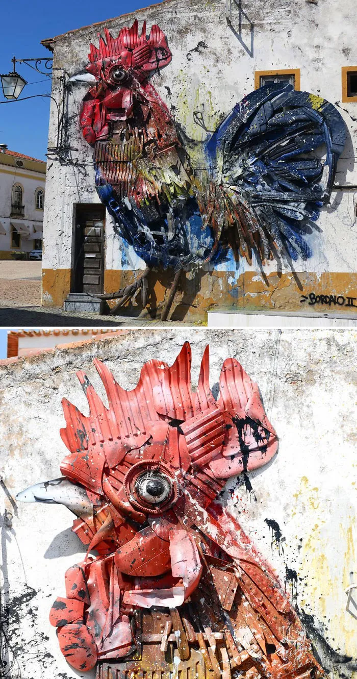 Artist Turns Trash Into Animals To Remind Us About Pollution (30 New Pics)