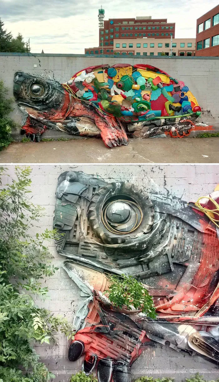 Artist Turns Trash Into Animals To Remind Us About Pollution (30 New Pics)