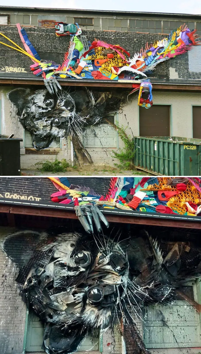 Artist Turns Trash Into Animals To Remind Us About Pollution (30 New Pics)