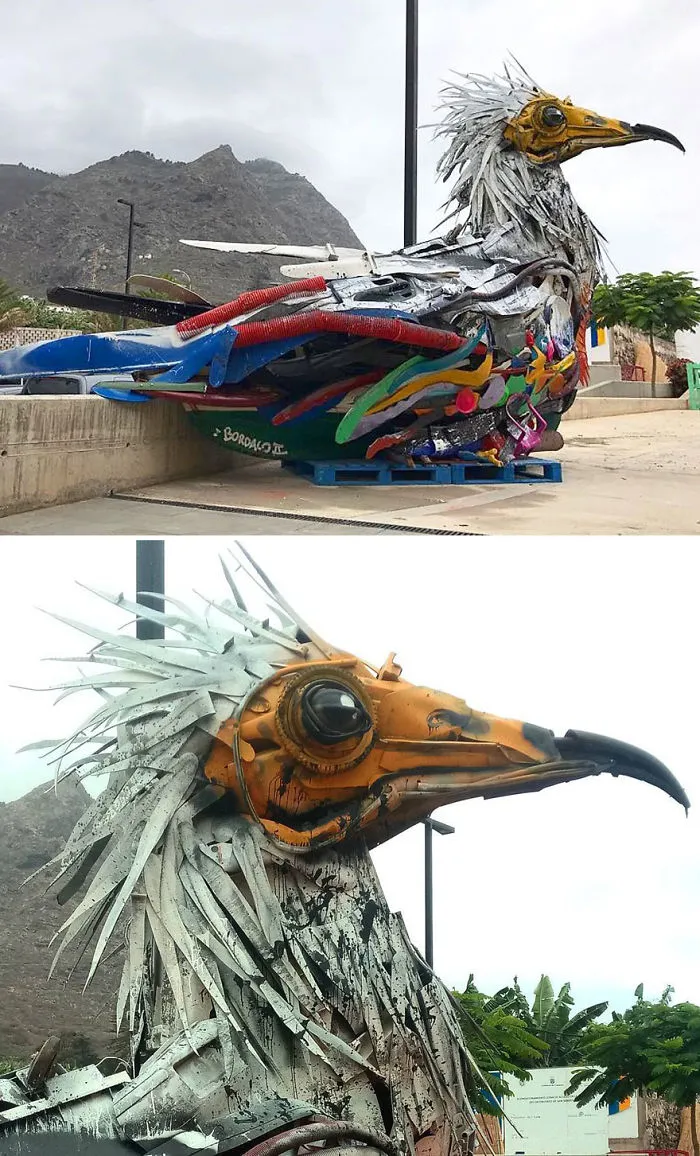 Artist Turns Trash Into Animals To Remind Us About Pollution (30 New Pics)