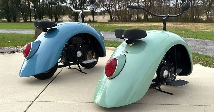 This Guy Took Apart An Original VW Beetle And Created These Adorable Motorcycles