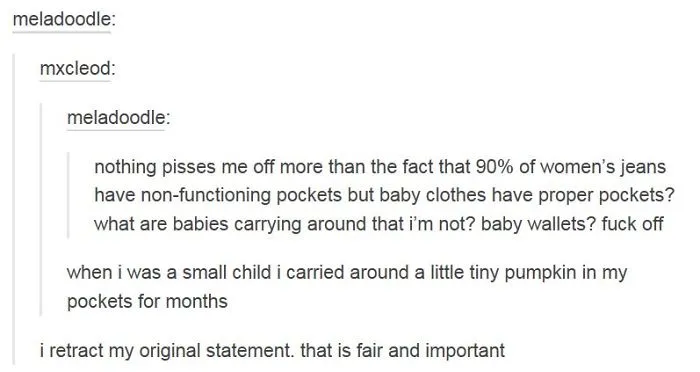 30 Posts That Show How Much Women Want Pockets In Their Clothes