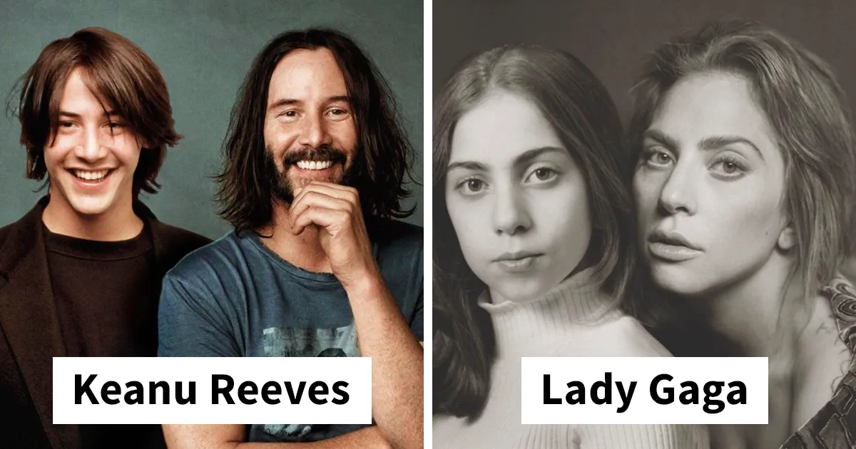 30 Famosos photoshopeados junto a sí mismos en su juventud, por Ard Gelinck (nuevas imágenes)