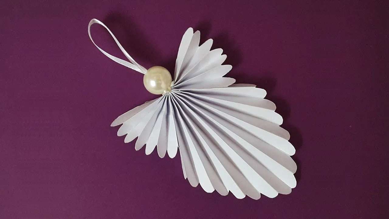 DIY Christmas Angel | How To Make A Paper Angel For Christmas Decorations
