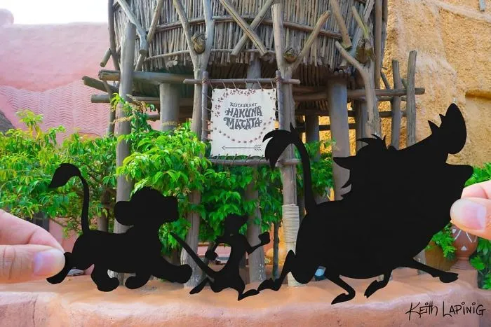 I Travel Around Disneylands Around The World To Hold Up Paper Cut-Outs Of Famous Characters And Scenes (86 Pics)