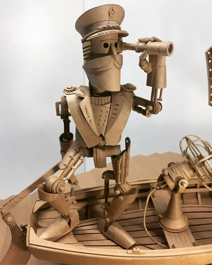 I Have Been Creating Cardboard Sculptures For The Past Couple Of Years
