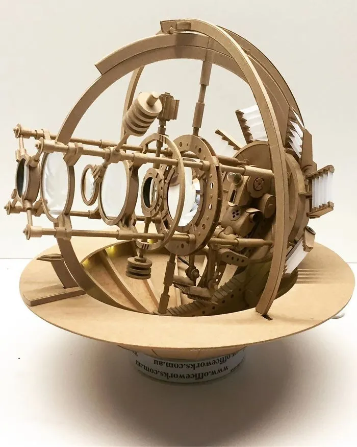 I Have Been Creating Cardboard Sculptures For The Past Couple Of Years
