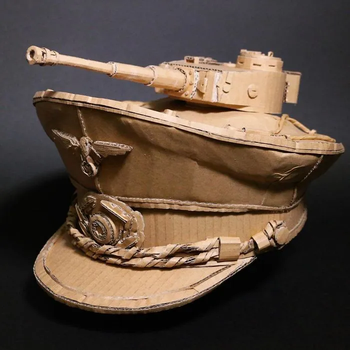 Japanese Woman Converts Amazon Boxes Into Intricate Sculptures (30 New Pics)