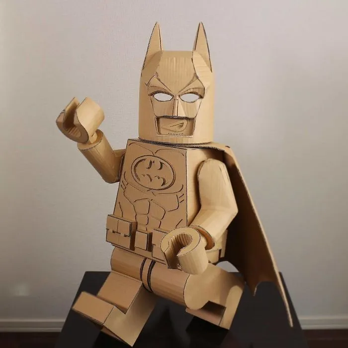 Japanese Woman Converts Amazon Boxes Into Intricate Sculptures (30 New Pics)