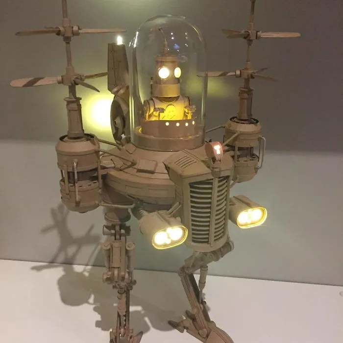 I Have Been Creating Cardboard Sculptures For The Past Couple Of Years