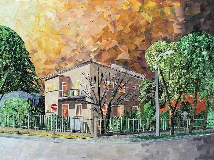 "White Road", 73x92 cm