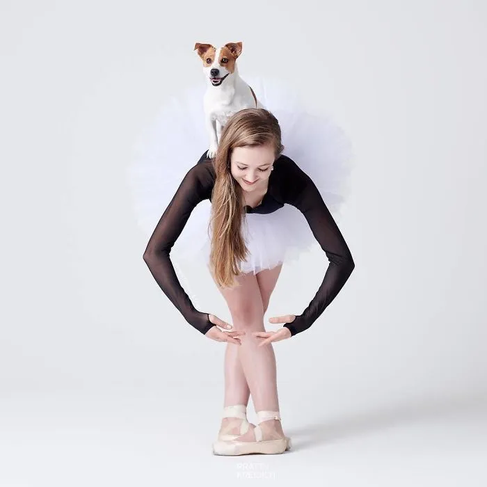 Ballet Dancers And Dogs Pose Together For A Photoshoot And The Result Will Make Your Day (40 Pics)