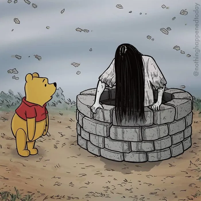Artist Ed Harrington Is Ruining Our Childhoods By Revealing The Secret Lives Of Our Beloved Characters (35 Pics)