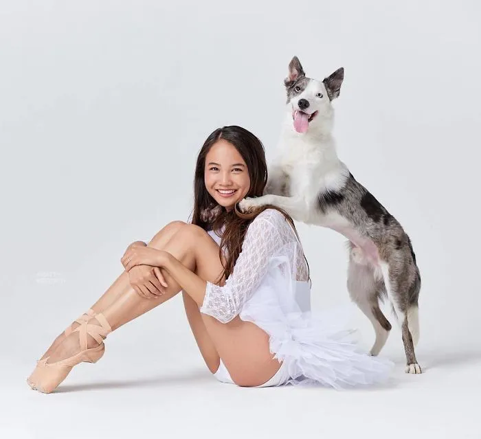 Ballet Dancers And Dogs Pose Together For A Photoshoot And The Result Will Make Your Day (40 Pics)