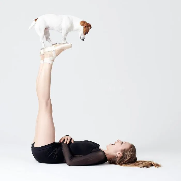 Ballet Dancers And Dogs Pose Together For A Photoshoot And The Result Will Make Your Day (40 Pics)