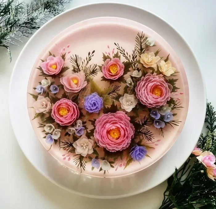 I Run A 3D Jelly Cake Business Called Jelly Alchemy Where I Hand-Craft Jelly Cakes With Intricate Designs In Them (35 New Pics)