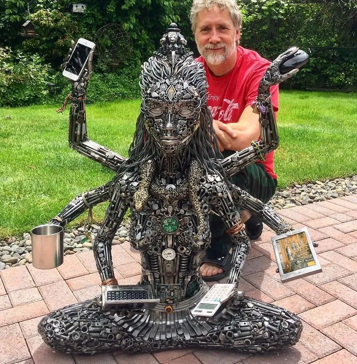 Self-Taught American Artist Turns Reclaimed Materials Into Breathtaking Sculptures (30 Pics)