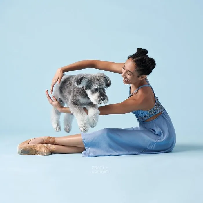 Ballet Dancers And Dogs Pose Together For A Photoshoot And The Result Will Make Your Day (40 Pics)