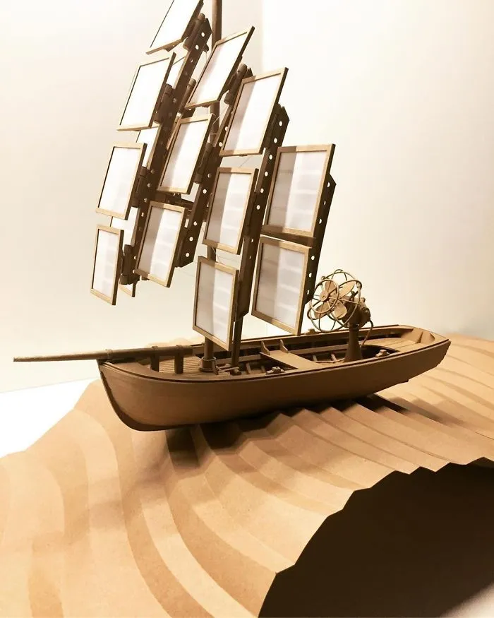 I Have Been Creating Cardboard Sculptures For The Past Couple Of Years