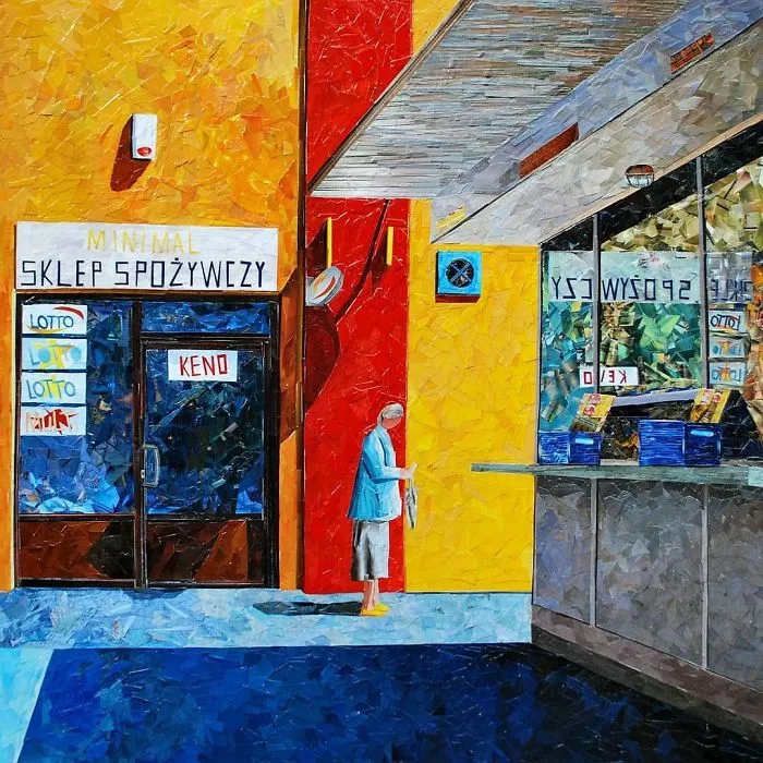 "Winner Or Loser ?", 80x80 cm