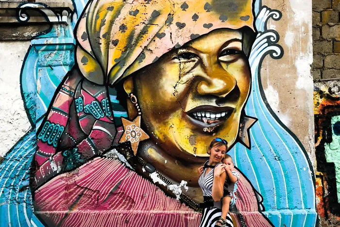 Getsemani Neighborhood In Cartagena, Colombia