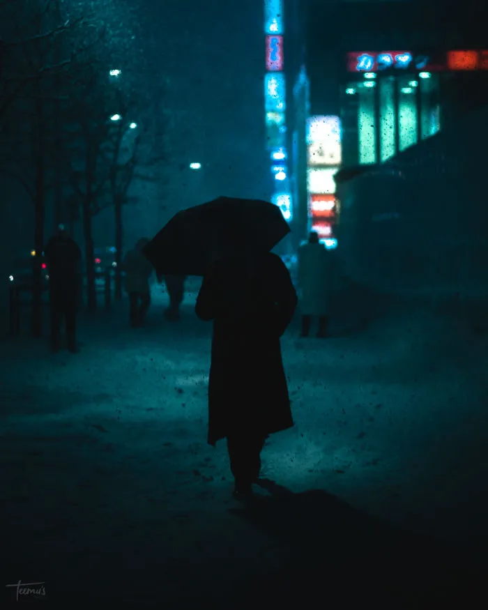 I Spent 3 Weeks In Japan This Winter, Here Are My Best Cyberpunk And Noir Film Inspired Photographs (34 Pics)