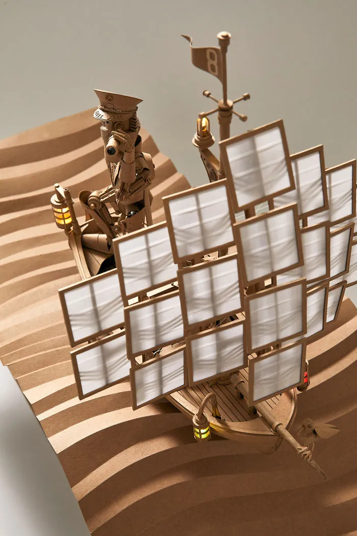 I Have Been Creating Cardboard Sculptures For The Past Couple Of Years