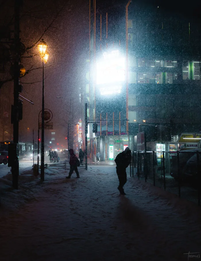 I Spent 3 Weeks In Japan This Winter, Here Are My Best Cyberpunk And Noir Film Inspired Photographs (34 Pics)