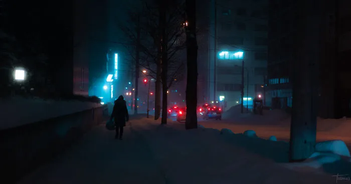 I Spent 3 Weeks In Japan This Winter, Here Are My Best Cyberpunk And Noir Film Inspired Photographs (34 Pics)