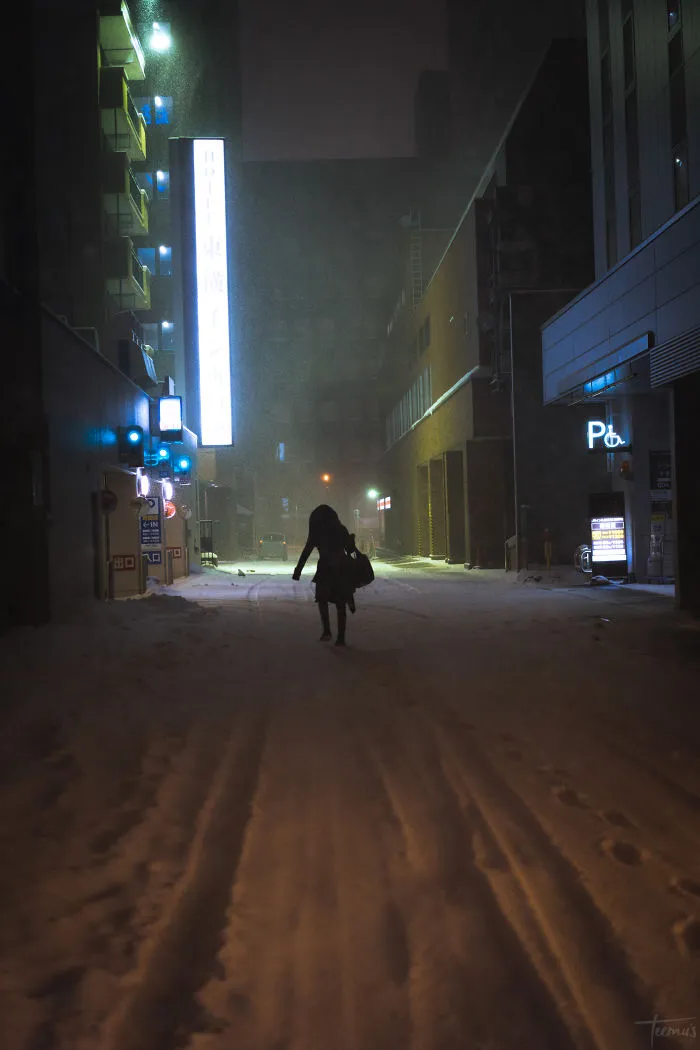 I Spent 3 Weeks In Japan This Winter, Here Are My Best Cyberpunk And Noir Film Inspired Photographs (34 Pics)