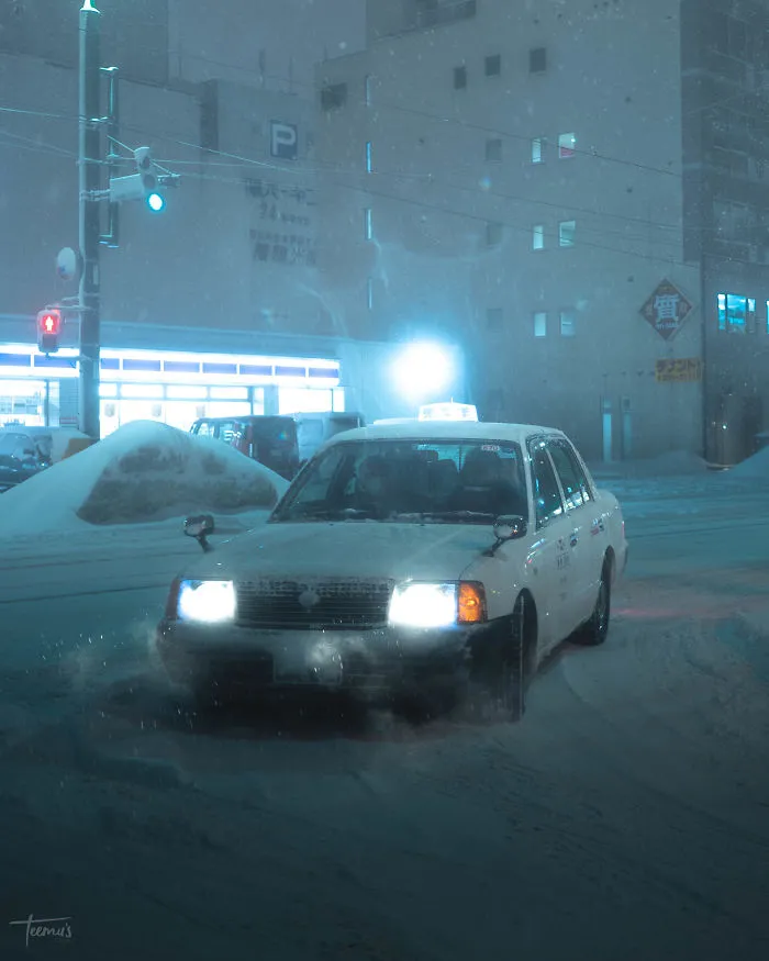I Spent 3 Weeks In Japan This Winter, Here Are My Best Cyberpunk And Noir Film Inspired Photographs (34 Pics)