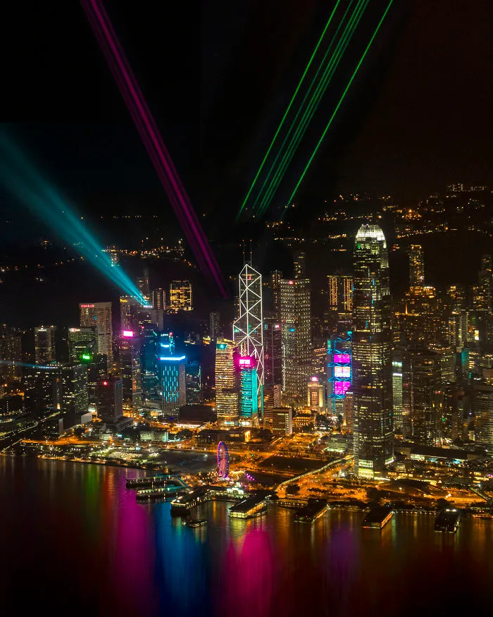 Symphony Of Lights From The Ritz Carlton Rooftop