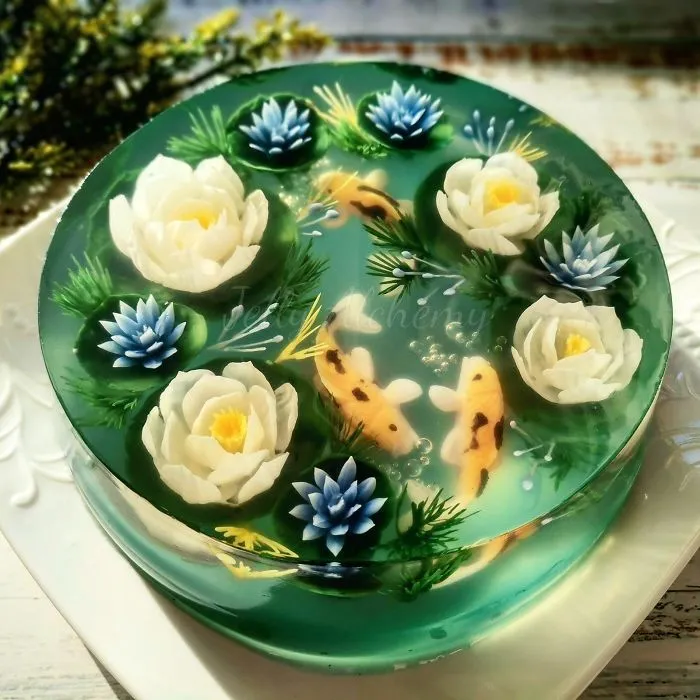 I Run A 3D Jelly Cake Business Called Jelly Alchemy Where I Hand-Craft Jelly Cakes With Intricate Designs In Them (35 New Pics)