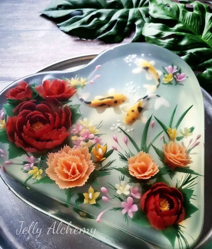 I Run A 3D Jelly Cake Business Called Jelly Alchemy Where I Hand-Craft Jelly Cakes With Intricate Designs In Them (35 New Pics)