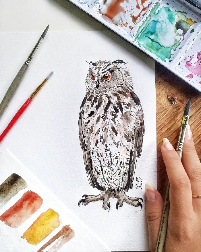 I Painted My First Owl 3 Years Ago, And Haven’t Been Able To Stop Since (25 New Pics)