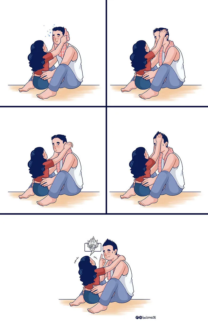 Artist Depicts Her Relationship With Her Boyfriend In 31 Illustrations