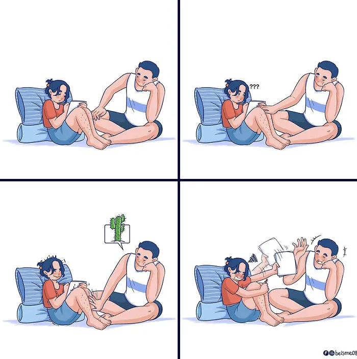 Artist Depicts Her Relationship With Her Boyfriend In 31 Illustrations