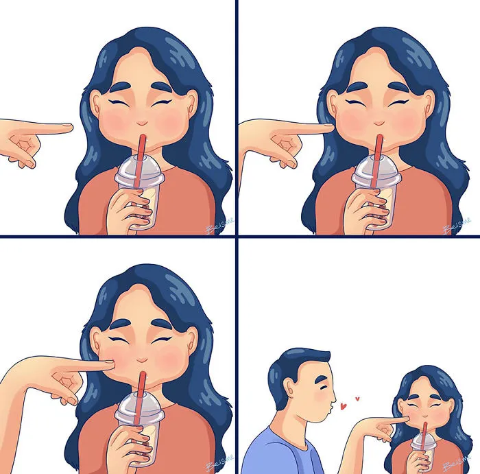 Artist Depicts Her Relationship With Her Boyfriend In 31 Illustrations