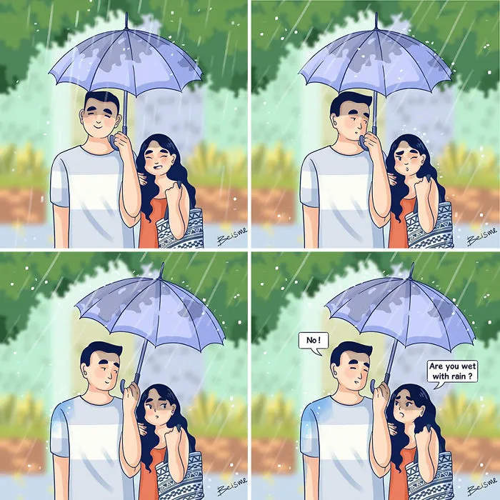 Artist Depicts Her Relationship With Her Boyfriend In 31 Illustrations