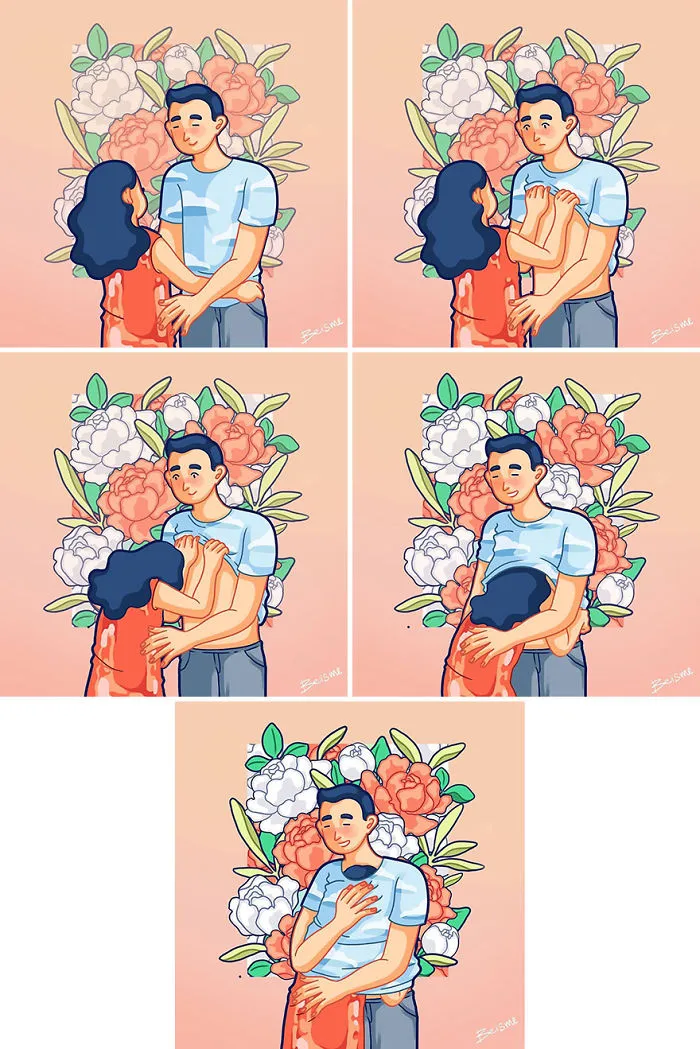 Artist Depicts Her Relationship With Her Boyfriend In 31 Illustrations