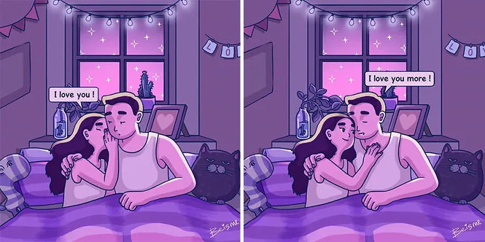 Artist Depicts Her Relationship With Her Boyfriend In 31 Illustrations