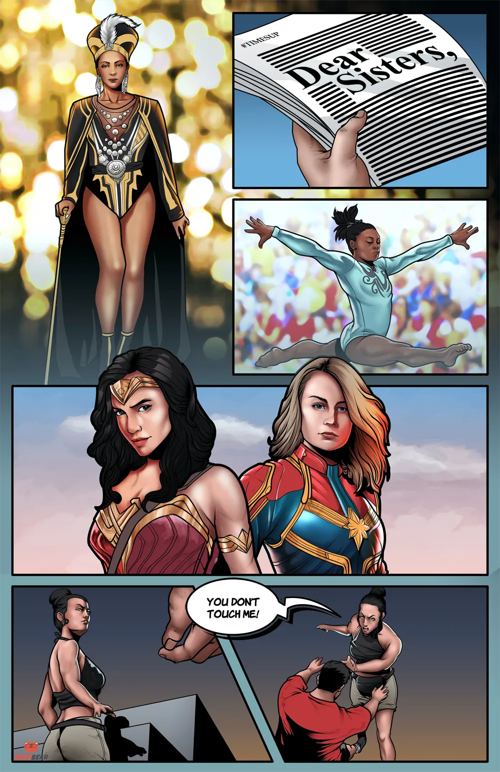 Real-Life Superwomen Reimagined As Comic Book Art