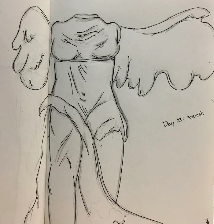 Day 23: Ancient, One Of My Favorite Sculptures From Ancient Greece