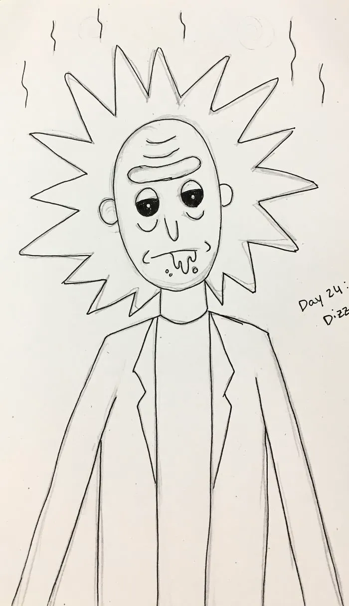 Day 24: Dizzy, Rick Getting Drunk Again