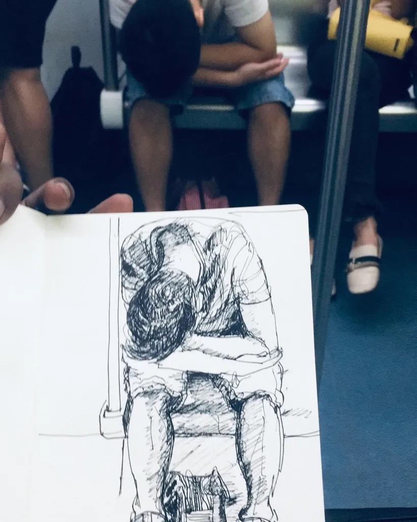Shenzhen Subway Sketches