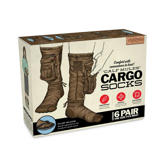 Calcetines con bolsillos