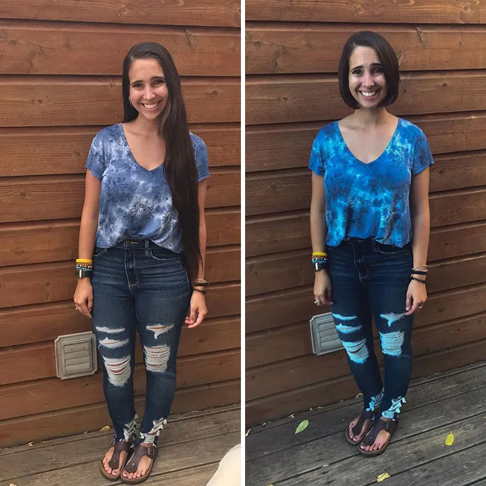This Is My 5th Time Donating My Hair To Make Wigs For Children That Have Lost Their Hair Due To Chemo And Radiation